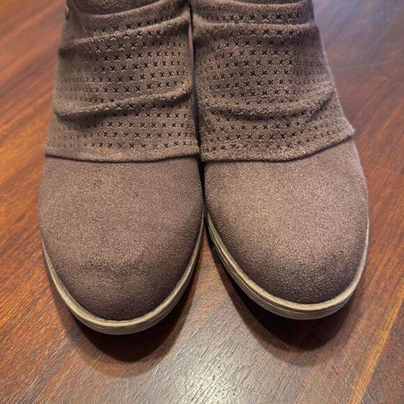 Earth Origins Brown Suede Ankle Booties Boots Women’s US 8 M - Picture 2 of 8